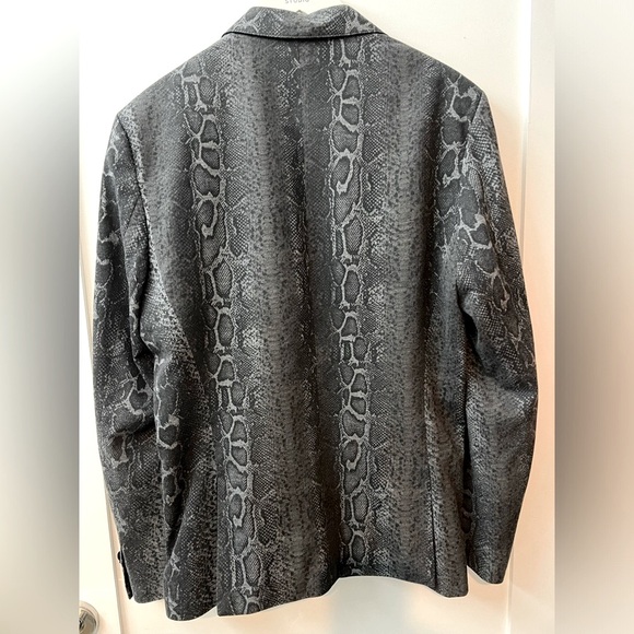 Zara Men’s slim fit snake print blazer, size XL - 42R - Picture 4 of 9